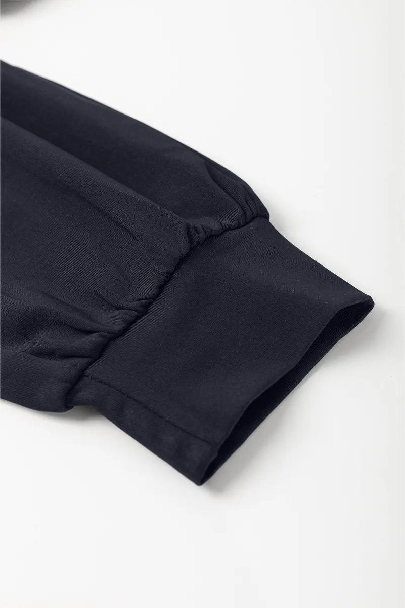 Black Casual Tank Style Tie Waist Pocketed Jogger Jumpsuit for Women - Love Salve